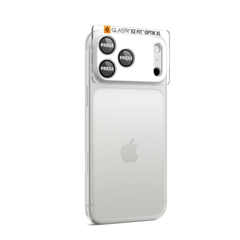 OSŁONA APARATU SPIGEN OPTIK PRO XL GLAS.TR "EZ FIT" CAMERA PROTECTOR IPHONE 17 PRO MAX SILVER Spigen