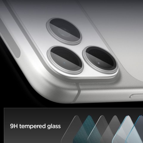 OSŁONA APARATU SPIGEN OPTIK PRO XL GLAS.TR "EZ FIT" CAMERA PROTECTOR IPHONE 17 PRO SILVER Spigen