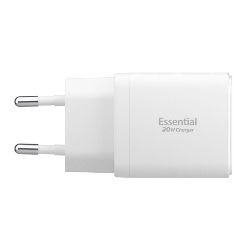SPIGEN ESSENTIAL EE202EU 2-PORT NETWORK CHARGER 20W WHITE Spigen