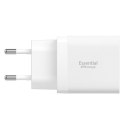 SPIGEN ESSENTIAL EE472EU 2-PORT NETWORK CHARGER 47W WHITE Spigen