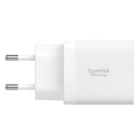 SPIGEN ESSENTIAL EE472EU 2-PORT NETWORK CHARGER 47W WHITE Spigen
