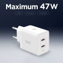 SPIGEN ESSENTIAL EE472EU 2-PORT NETWORK CHARGER 47W WHITE Spigen