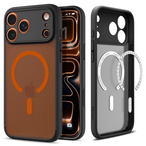 SPIGEN ULTRA HYBRID MAG MAGSAFE IPHONE 17 PRO MAX FROST BLACK/ORANGE Spigen