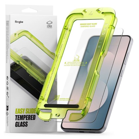 SZKŁO HARTOWANE RINGKE EASY SLIDE 2-PACK GALAXY S25 FE CLEAR Ringke