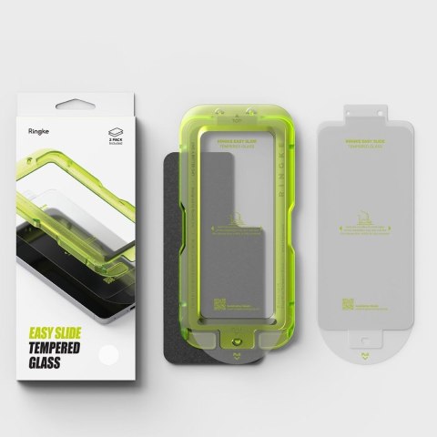 SZKŁO HARTOWANE RINGKE EASY SLIDE 2-PACK GALAXY S25 FE CLEAR Ringke