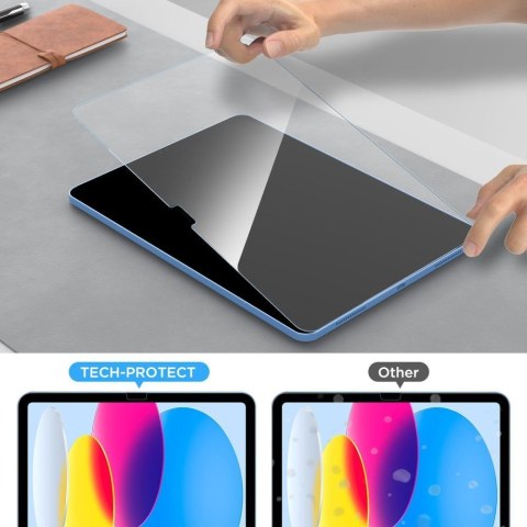 SZKŁO HARTOWANE TECH-PROTECT GLASS FIT+ 2-PACK IPAD AIR 13" 1 / 2 / 3 / 2024-2026 / PRO 13 7 / 8 / 2024-2025 CLEAR Tech-Protect