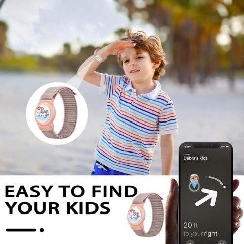 TECH-PROTECT NYLON FOR KIDS APPLE AIRTAG 1 / 2 MAGIC PONY Tech-Protect