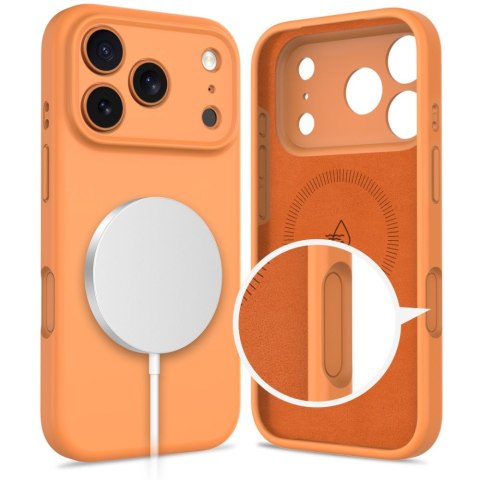 TECH-PROTECT SILICONE MAGSAFE IPHONE 17 PRO COSMIC ORANGE Tech-Protect