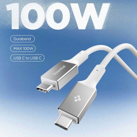 SPIGEN EB10010CC ESSENTIAL TYPE-C CABLE 100W 100CM WHITE Spigen