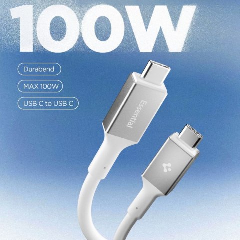 SPIGEN EB10020CC ESSENTIAL TYPE-C CABLE 100W 200CM WHITE Spigen