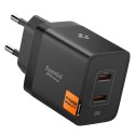 SPIGEN ESSENTIAL EE472EU 2-PORT NETWORK CHARGER 47W BLACK Spigen