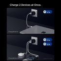 SPIGEN ESSENTIAL EE472EU 2-PORT NETWORK CHARGER 47W BLACK Spigen
