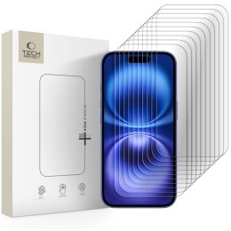 SZKŁO HARTOWANE TECH-PROTECT BUNDLE 10-PACK IPHONE 15 / 15 PRO / 16 CLEAR Tech-Protect