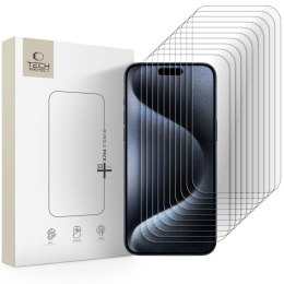 SZKŁO HARTOWANE TECH-PROTECT BUNDLE 10-PACK IPHONE 15 PRO MAX CLEAR Tech-Protect