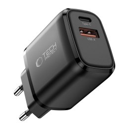 TECH-PROTECT NCA45W-GAN 2-PORT NETWORK CHARGER PD 45W / QC3.0 BLACK Tech-Protect