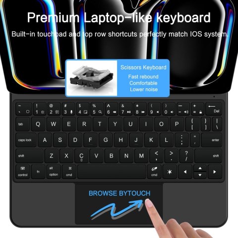 TECH-PROTECT SMARTCASE MAGNETIC + KEYBOARD IPAD PRO 13" 7 / 8 2024-2025 BLACK Tech-Protect