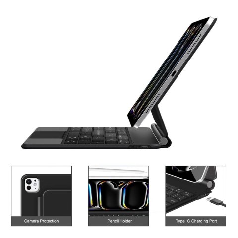 TECH-PROTECT SMARTCASE MAGNETIC + KEYBOARD IPAD PRO 13" 7 / 8 2024-2025 BLACK Tech-Protect