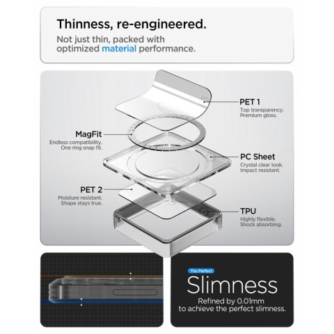 SPIGEN ULTRA HYBRID MAG MAGSAFE GALAXY S26+ PLUS CLEAR/WHITE Spigen
