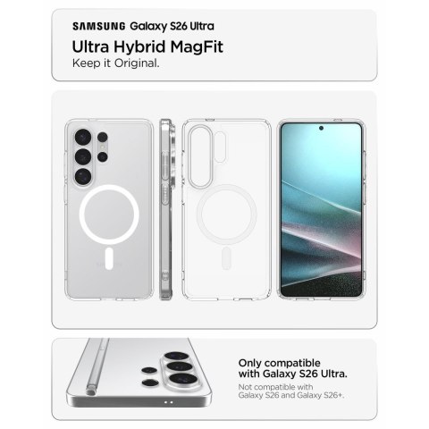 SPIGEN ULTRA HYBRID MAG MAGSAFE GALAXY S26 ULTRA CLEAR/WHITE Spigen