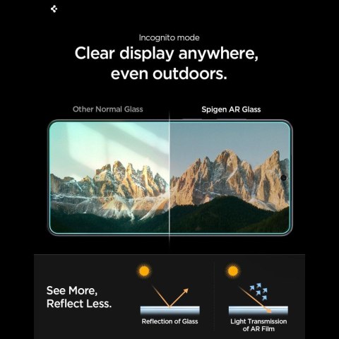SZKŁO ANTYREFLEKSYJNE SPIGEN GLAS.TR 'EZ FIT PRO AC' ANTI REFLECTION 2-PACK GALAXY S26 ULTRA CLEAR Spigen