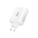 TECH-PROTECT NC120W-GAN 4-PORT NETWORK CHARGER PD 120W / QC3.0 WHITE Tech-Protect