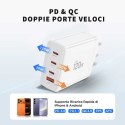 TECH-PROTECT NC120W-GAN 4-PORT NETWORK CHARGER PD 120W / QC3.0 WHITE Tech-Protect