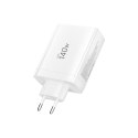 TECH-PROTECT NC140W-GAN 4-PORT NETWORK CHARGER PD 140W / QC3.0 WHITE Tech-Protect