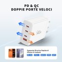 TECH-PROTECT NC140W-GAN 4-PORT NETWORK CHARGER PD 140W / QC3.0 WHITE Tech-Protect