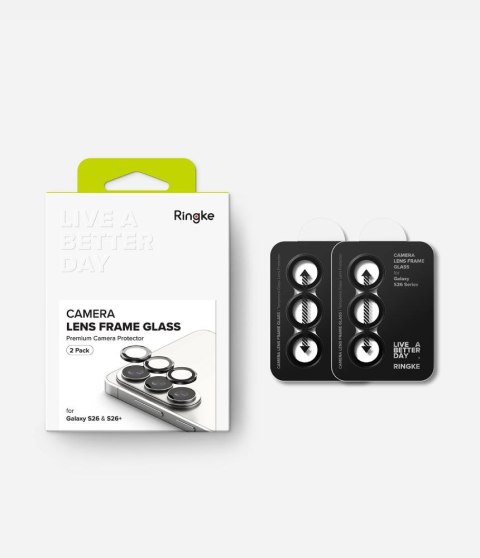 OSŁONA APARATU RINGKE CAMERA FRAME PROTECTOR 2-PACK GALAXY S26 / S26+ PLUS BLACK Ringke