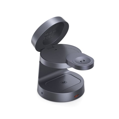 TECH-PROTECT A48 3IN1 MAGNETIC MAGSAFE WIRELESS CHARGER 25W QI2.2 DARK GREY Tech-Protect