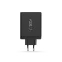 TECH-PROTECT NC200W-GAN 4-PORT NETWORK CHARGER PD 200W / QC3.0 BLACK Tech-Protect