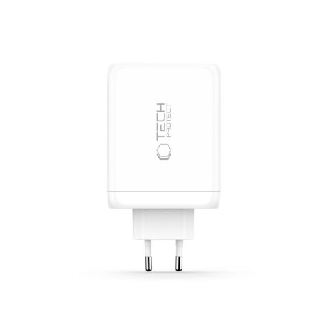 TECH-PROTECT NC200W-GAN 4-PORT NETWORK CHARGER PD 200W / QC3.0 WHITE Tech-Protect