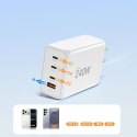 TECH-PROTECT NC240W-GAN 4-PORT NETWORK CHARGER PD 240W / QC3.0 WHITE Tech-Protect