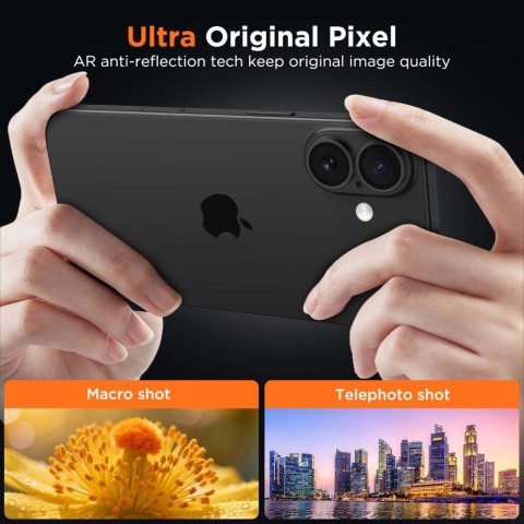 OSŁONA APARATU TECH-PROTECT CAMFULL FIT+ IPHONE 17 MATTE CLEAR Tech-Protect