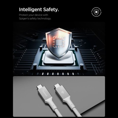 SPIGEN EB10015CC ESSENTIAL TYPE-C CABLE 100W 150CM WHITE Spigen