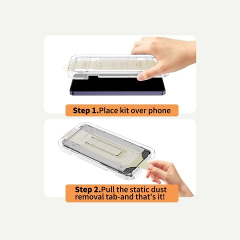 SZKŁO ANTYREFLEKSYJNE TECH-PROTECT QUICK SET AR+ GALAXY S26 BLACK Tech-Protect