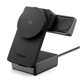 SPIGEN EF323MQ ESSENTIAL 3IN1 MAGNETIC MAGSAFE WIRELESS CHARGER 25W QI2.2 BLACK Spigen