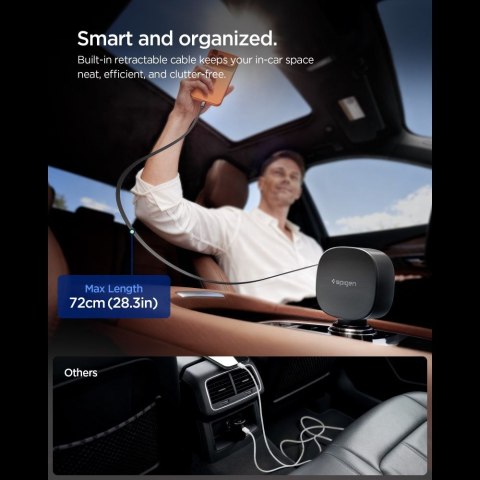 SPIGEN EV603BT ESSENTAIL CAR CHARGER 60W BLACK Spigen