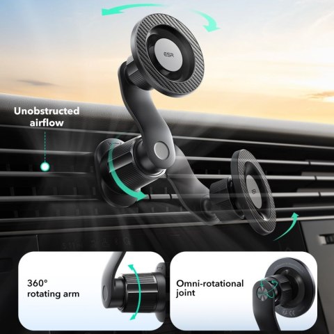ESR OMNILOCK MAGNETIC MAGSAFE VENT CAR MOUNT BLACK ESR
