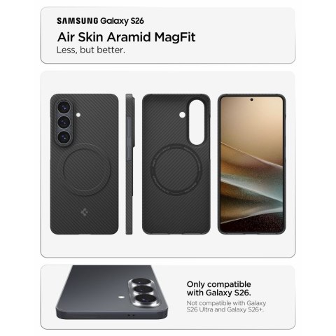 SPIGEN AIRSKIN ARAMID MAG MAGSAFE GALAXY S26 BLACK Spigen