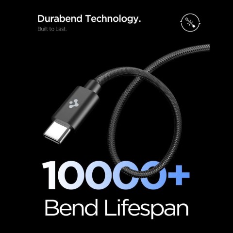 SPIGEN EE451EU ESSENTIAL 1-PORT NETWORK CHARGER 45W + TYPE-C CABLE BLACK Spigen