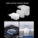 SPIGEN EE451EU ESSENTIAL 1-PORT NETWORK CHARGER 45W + TYPE-C CABLE WHITE Spigen