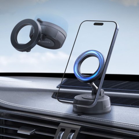SPIGEN MFT36 VACUUMLOCK MAGNETIC MAGSAFE DASHBOARD CAR MOUNT BLACK Spigen