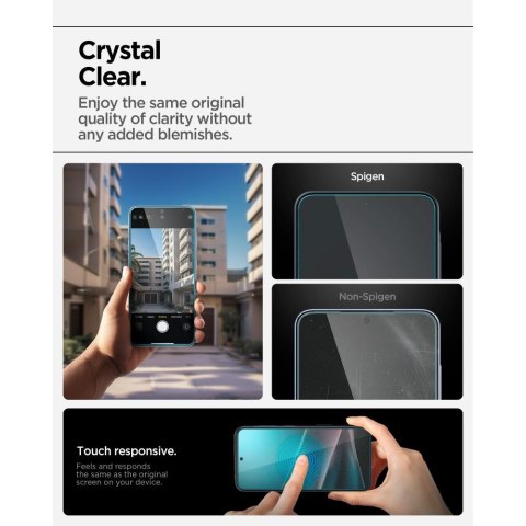 SZKŁO HARTOWANE SPIGEN GLAS.TR "EZ FIT HD" GALAXY A36 / A37 5G CLEAR Spigen