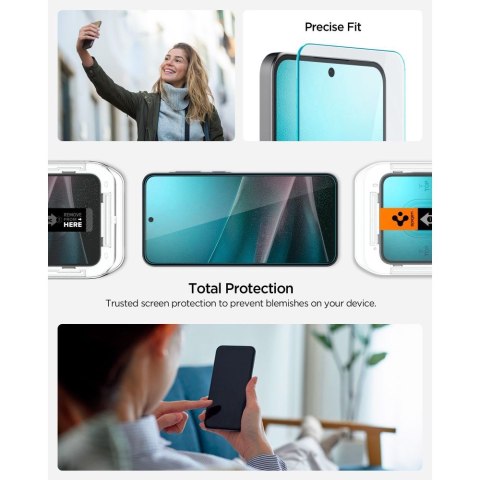 SZKŁO HARTOWANE SPIGEN GLAS.TR "EZ FIT HD" GALAXY A36 / A37 5G CLEAR Spigen