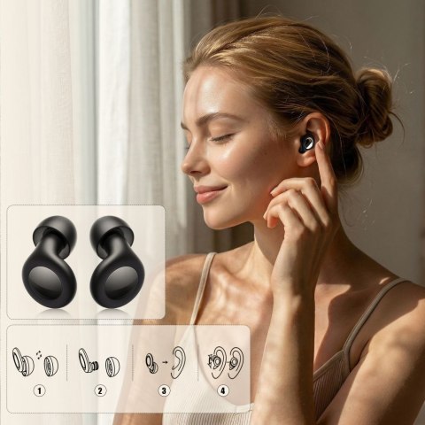 TECH-PROTECT QUIETFIT EARPLUGS BLACK Tech-Protect