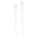 FONENG kabel XS01 USB-C - USB-C PD 60W 1M Biały