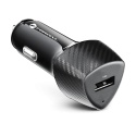 Ładowarka samochodowa Forcell F-Energy Carbon USB A QC3.0 3A 18W CC50-1A czarna