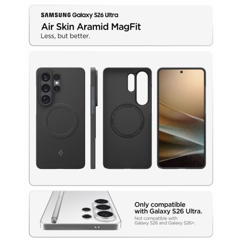 SPIGEN AIRSKIN ARAMID MAG MAGSAFE GALAXY S26 ULTRA BLACK Spigen