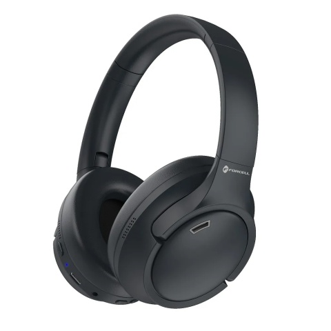 Słuchawki bezprzewodowe nauszne Forcell F-Audio Vibe ANC + ENC + TUYA APP czarne